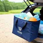 타타 하리아의 적재 공간 활용 - **Prompt 1: Weekend Family Adventure Preparation**
    "A clean and spacious rear view of a Tata Har...