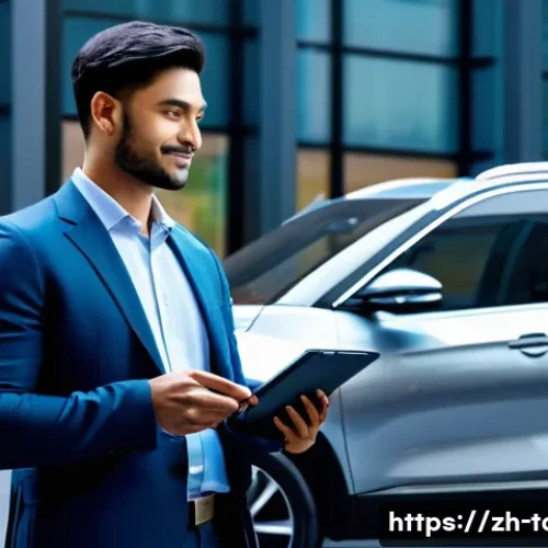 타타 하리아의 보험료 계산법 - **Prompt:** A confident, discerning individual (late 20s, gender-neutral, wearing smart casual attir...